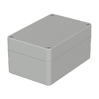 Boîtier, ABS, IP66, Gris clair, 120 x 80 x 60 mm-Lire la description