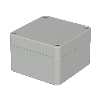 Boîtier, ABS, IP66, Gris clair, 82 x 80 x 55 mm-Lire la description