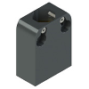Boîtier métal, entr’axe trous 20mm 1NO+1NF -40°C