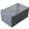 Coffret Alu std, IP66, RAL 7001, 80x125x57mm (HxLxP)