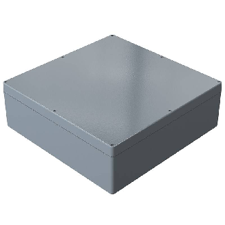 Coffret Alu std, IP66, RAL 7001, 600x600x202mm (HxLxP)-Lire la description