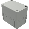 Boîtier, Thermoplastique PS, IP66, RAL 7035, 65 x 94 x 81 mm