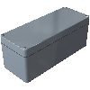 Coffret Polyester std, IP66, RAL 7000, 75x190x75mm (HxLxP)