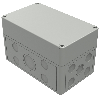 Boîtier, Thermoplastique PS, IP66, RAL 7035, 110 x 180 x 111 mm