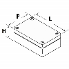 Coffret Polyester std, IP66, RAL 7000, 405x400x201mm (HxLxP)