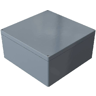 Coffret Polyester std, IP66, RAL 7000, 405x400x201mm (HxLxP)-Lire la description