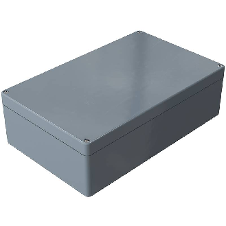 Coffret Polyester std, IP66, RAL 7000, 250x400x121mm (HxLxP)-Lire la description