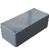 Coffret Alu brut, IP66, 80x175x57mm (HxLxP)