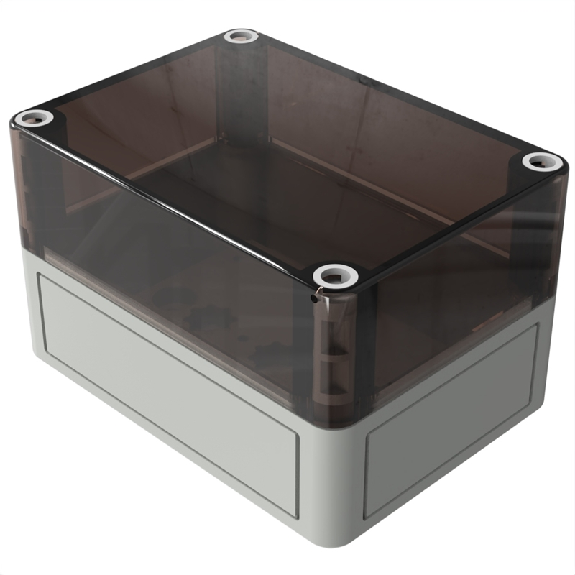 Boîtier, Thermoplastique PS, IP66, RAL 7035, 94 x 130 x 81 mm-Leggi tutto