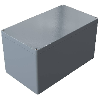 Coffret Alu std, IP66, RAL 7001, 400x230x225mm (HxLxP)-Lire la description