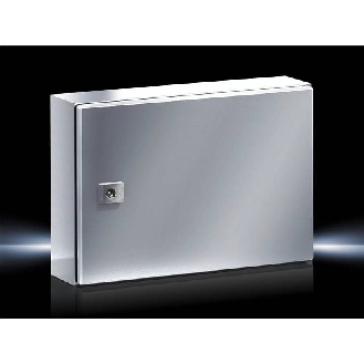 Coffret Ex en acier inoxydable 380x300x155mm (LxHxP)-Lire la description
