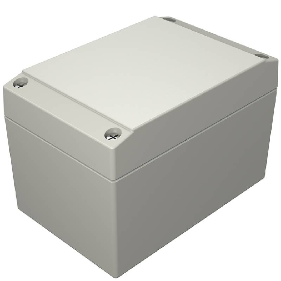 Coffret Aluform, IP66, RAL 7038, 80 x 120 x 81 mm (HxLxP)-Lire la description
