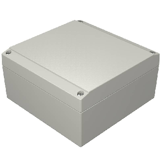 Coffret Aluform, IP66, RAL 7038, 140 x 140 x 71 mm (HxLxP)-Lire la description