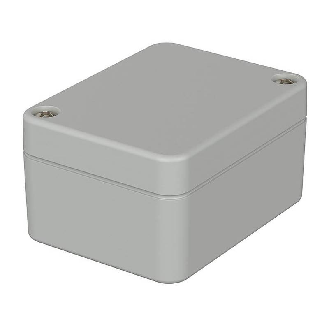 Boîtier, ABS, IP66, Gris clair, 65 x 50 x 35 mm-Lire la description