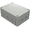Boîtier, Thermoplastique PS, IP66, RAL 7035, 94 x 130 x 57 mm