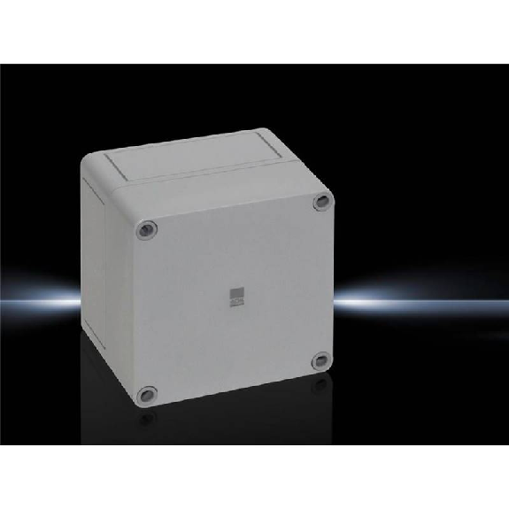 Coffret - couvercle gris 110x110x90mm Coffret - couvercle gris 110x110x90mm-Lire la description