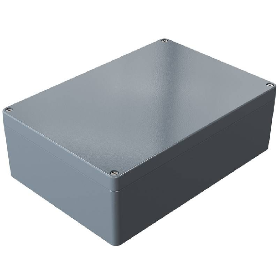 Coffret Alu std, IP66, RAL 7001, 230x330x111mm (HxLxP)-Lire la description