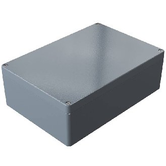 Coffret Alu std, IP66, RAL 7001, 230x330x111mm (HxLxP)-Lire la description