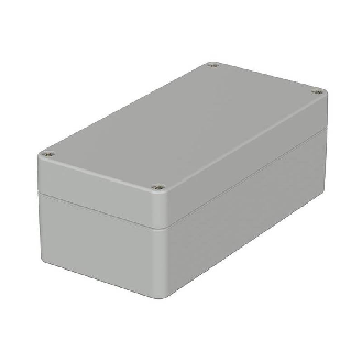 Boîtier, ABS, IP66, Gris clair, 160 x 80 x 60 mm-Lire la description