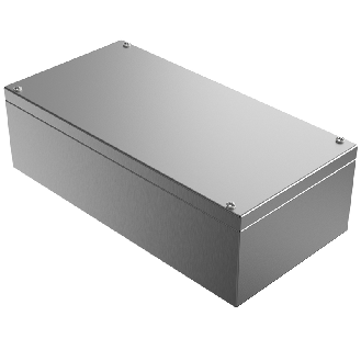 Boîtier Standard inox 304, 400x200x121mm (HxLxP), IP66-Lire la description