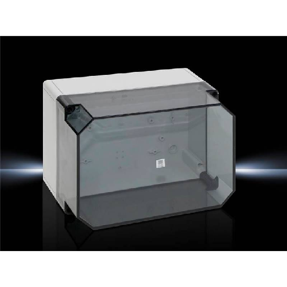 Coffret - couvercle transparent 254x180x165mm (LxHxP)-Lire la description