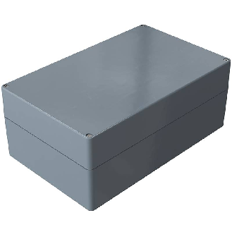 Coffret Polyester std, IP66, RAL 7000, 250x400x161mm (HxLxP)-Lire la description