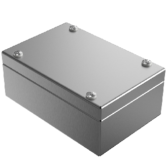 Boîtier Standard inox 304, 150x100x61mm (HxLxP), IP66-Lire la description