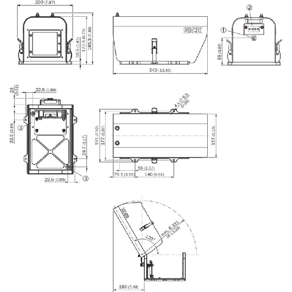 Boîtier de protection Heavy-Duty avec vitre frontale Boîtier de protection Heavy-Duty avec vitre frontale-Lire la description