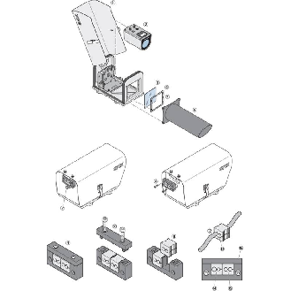 Boîtier de protection Heavy-Duty avec vitre frontale-Lire la description
