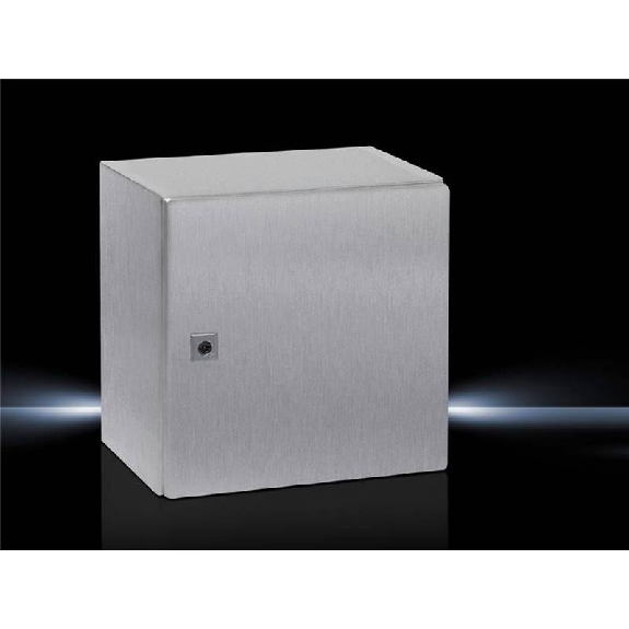 Coffret en acier inoxydable avec plaque de montage 300x300x210mm Coffret en acier inoxydable avec plaque de montage 300x300x210mm-Lire la description