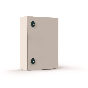 COFFRET AVEC PLATINE ECOR EN ACIER RAL 7035 800x1200x300