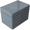 Coffret Polyester std, IP66, RAL 7000, 75x110x75mm (HxLxP)
