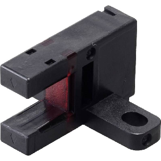 Micro Fourche opt. U PNP E=6mm IR LO/DO 5-24Vdc / Connecteur-Lire la description