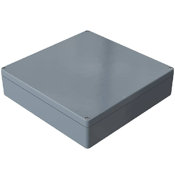 Coffret Polyester std, IP66, RAL 7000, 360x360x91mm Coffret Polyester std, IP66, RAL 7000, 360x360x91mm-Lire la description