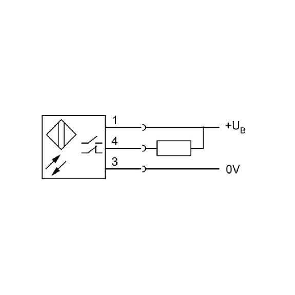 Fourche opt. U NPN E=30mm Prof=30mm Pot. LR LO/DO 10-30Vdc / M08 3P-Lire la description
