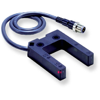 Fourche opt. U PNP E=25mm IR LO/DO / M08 4P+C0.3m-Lire la description