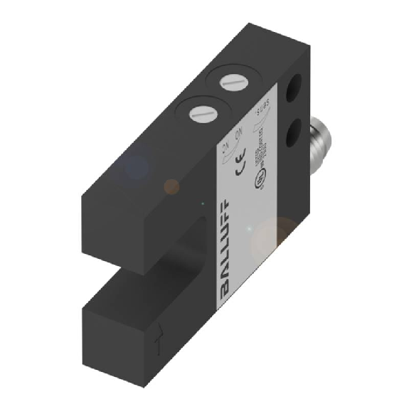 Fourche opt. U PNP E=10mm Prof=13mm Pot. LR LO/DO 10-30Vdc / M08A 3P-Lire la description
