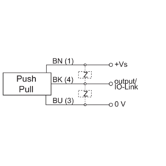 Fourche opt. U PushPull E=80mm Prof=55mm LR IO-Link LO/DO / M08 3P-Lire la description