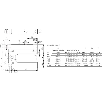 Fourche opt. U PNP/NPN E=5mm Prof=42mm IR IO-Link LO/DO / M08 4P-Lire la description