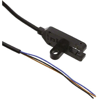 Micro Fourche opt. U NPN E=5mm P=9mm IR DO 5-24Vdc IP60, câble 2m-Lire la description