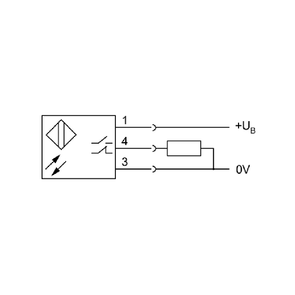 Fourche opt. U PNP E=50mm Prof=54mm Pot. Laser LO/DO/ M08 3P-Lire la description