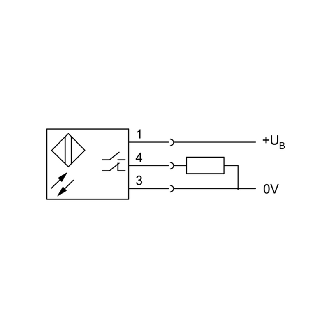 Fourche opt. U PNP E=50mm Prof=54mm Pot. Laser LO/DO/ M08 3P-Lire la description