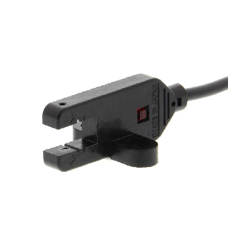 Micro Fourche opt. U PNP E=5mm P=9mm IR DO 5-24Vdc IP60, câble 2m-Lire la description