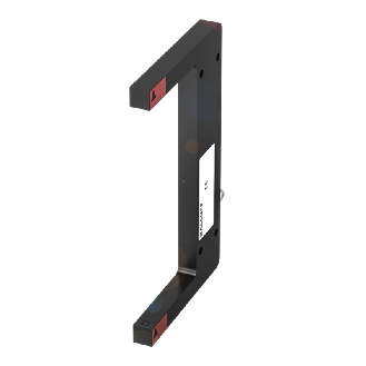 Fourche opt. U PNP E=120mm Prof=54mm Laser LO/DO 10-30Vdc / M08 3P-Lire la description