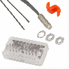 Fibre opt. directe coaxiale, plast., tête M6, 2m