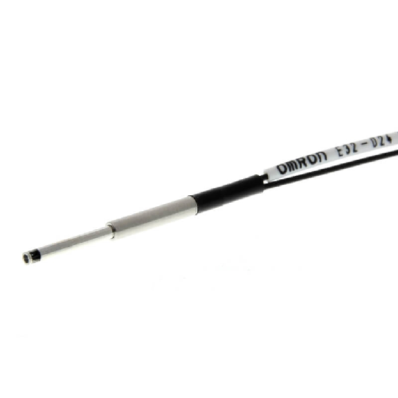 Fibre opt. directe, Ø2mm tête Ø3mm latérale, 2m-Lire la description
