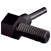 Fibre opt. barrage, plast., tête M4, 2m
