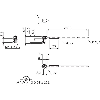 Fibre opt. barrage, plast., tête M4, 2m