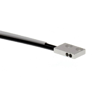 Fibre opt. directe, plast., tête latérale 15x10x3mm, 2m-Lire la description