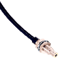 Fibre optique, Directe, Plastique, 2xØ2,2mm, Tête M6x0.75 axial, 1.0m